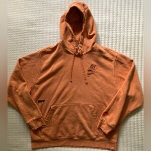 Nike Sportswear Essentials Club Fleece Pullover Hoodie Mens XL Orange DM6873-808